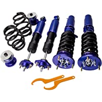 maXpeedingrods 4x Coilover- Amortiguador para BMW E46 3-Series 320i 323i 325i 328i 330i M3 con Muelle- Un Juego Completo…